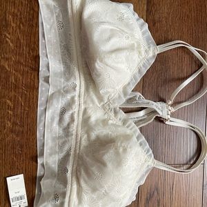 Aerie ivory bralette. XL. New with tags.